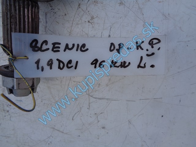 ľavá predná poloos na renault scénic III, 1,9dci, 
